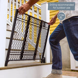 Ingenuity The Doorway 42W Series Baby and Dog Gate, Openings 28-42", Wide 26" Tall - Matte Black