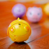Bright Starts Giggables Roll & Chase Pals, Animal Characters, 6-Pack