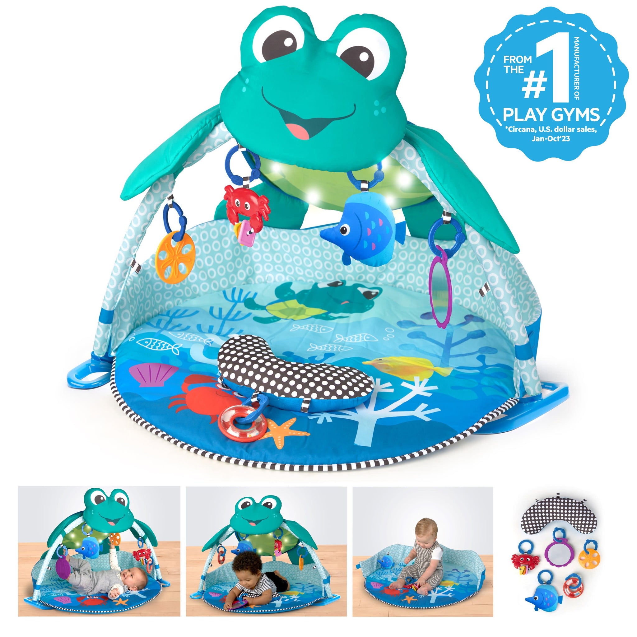Neptune Under the Sea Lights & Sounds Activity Gym – Kids2, LLC