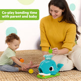 Bright Starts Silly Spout Whale Popper Toy for 6 Months and Up