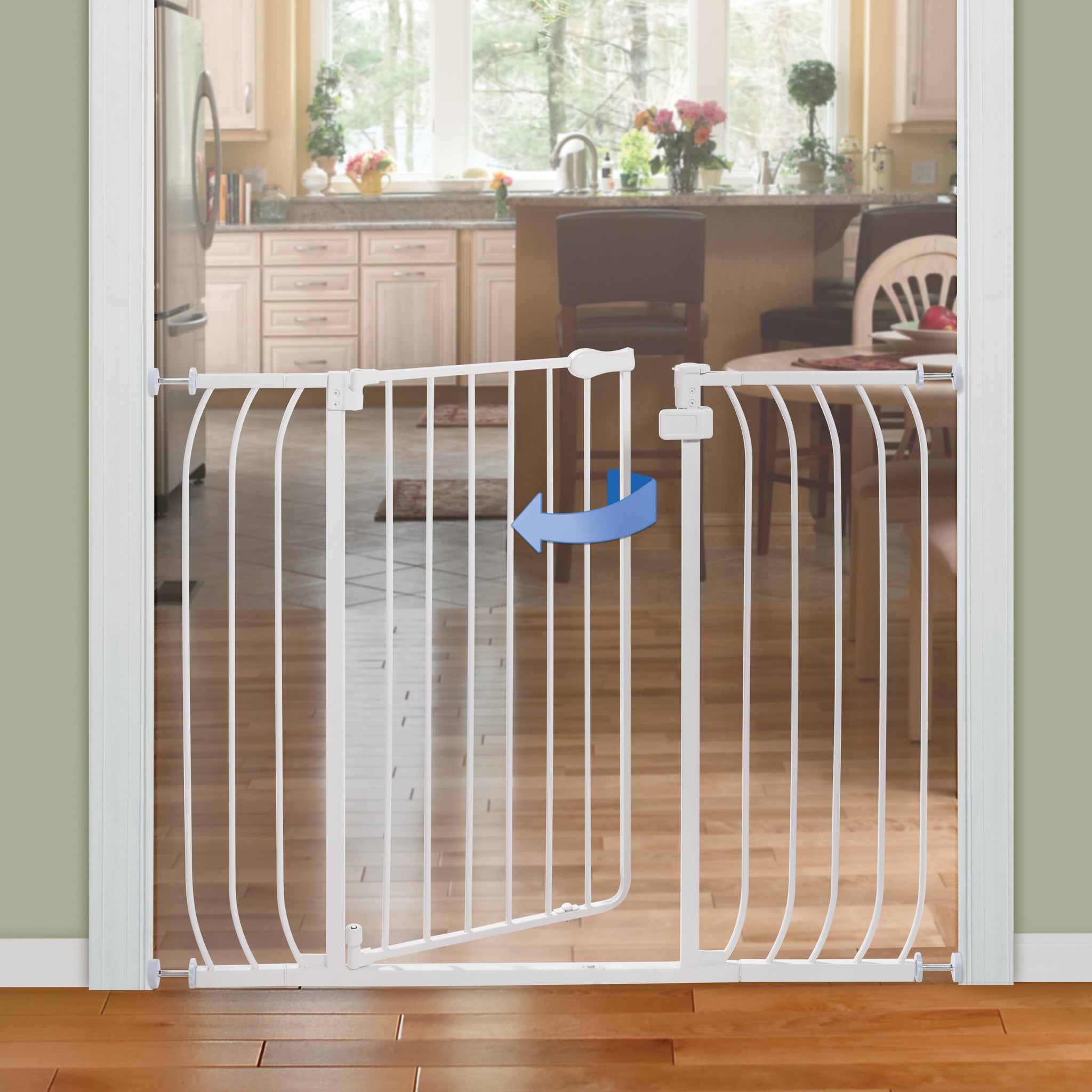 Walk Thru Gate Home Depot Baby Gate Multi-Use Extra Tall Walk-Thru