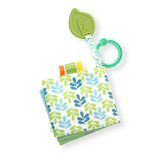 ity by Ingenuity Soft Book, 4 Plush Pages, Crinkle, Toy Attachment, For Ages Newborn and Up - Nate