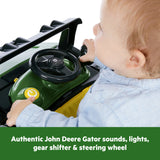 John Deere Gator 4-in-1 Green Baby Activity Walker with 4 Ways to Play