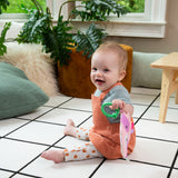 ity by Ingenuity Crinklet, Crinkle Toy for Newborn and Up, Ribbon Tags, C-link - Deni