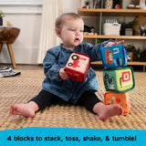 Baby Einstein Alpha Stacks Soft Blocks, Ages 3+ Months