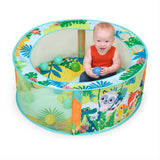 Bright Starts Rowdy Rainforest Stow & Go Ball Pit, 20 Balls, Unisex, 6M+
