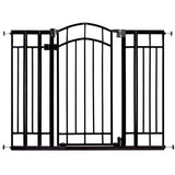 The Doorway 48W Series Pet and Baby Gate, Openings 28.5 to 48" - 36" Tall - Black