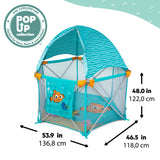Disney Baby Finding Nemo Pop 'N Play Deluxe Portable Playard by Bright Starts