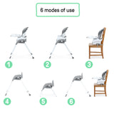 Ingenuity Trio Foldaway 6-in-1 Baby High Chair - Quill