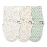 SwaddleMe by Ingenuity Monogram Collection - Safari Swaddle, 3PK
