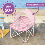 Bright Starts Pop 'N Chill Travel Seat, Grey