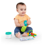 Bright Starts Morning Routine 4 Piece Gift Set, Mini-Me Baby Toys with Teether, Unisex, 3M+