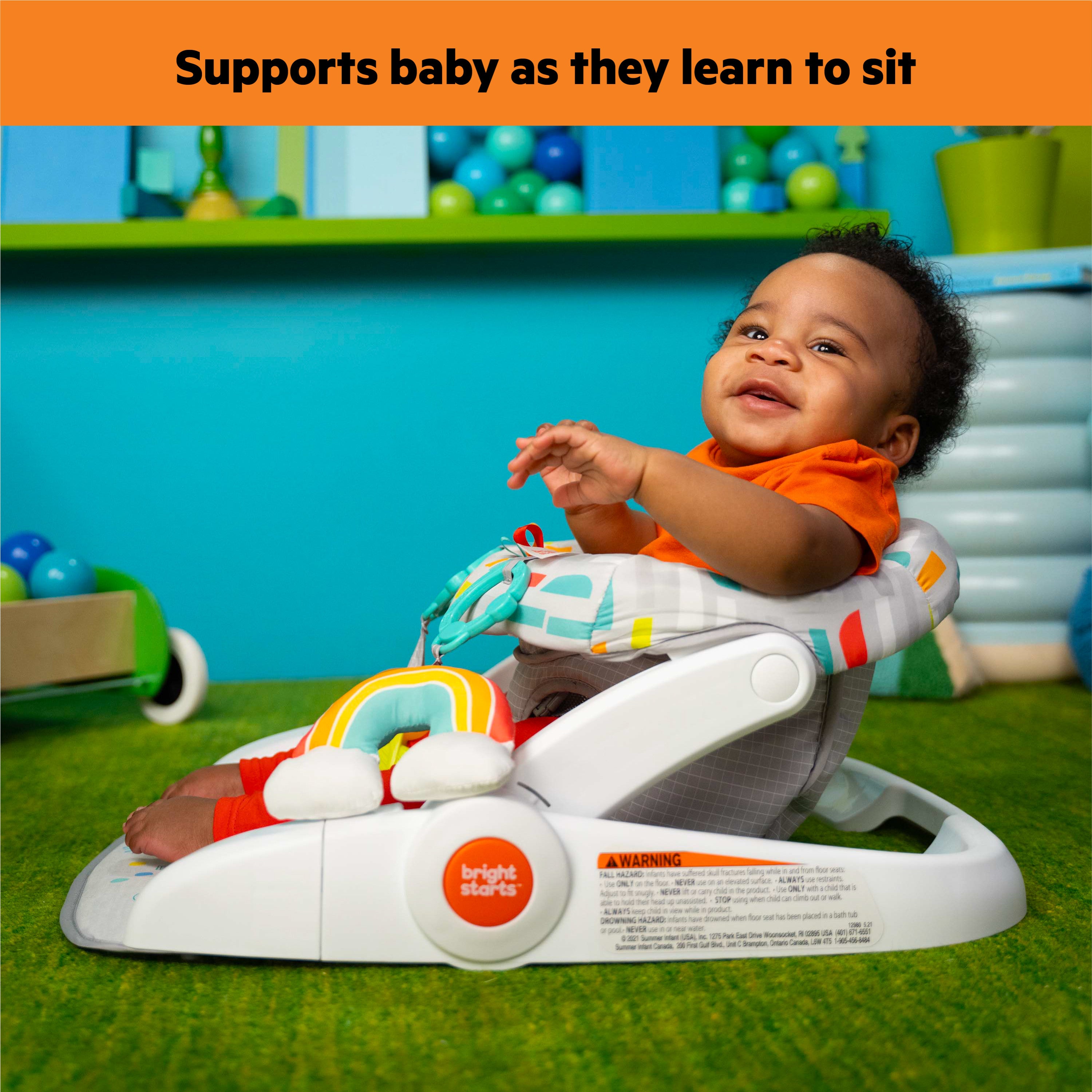 summer infant learn-to-sit 2-position floor seat Playful Paradise Learn-to-Sit 2-Position Floor Seat – Kids2, LLC