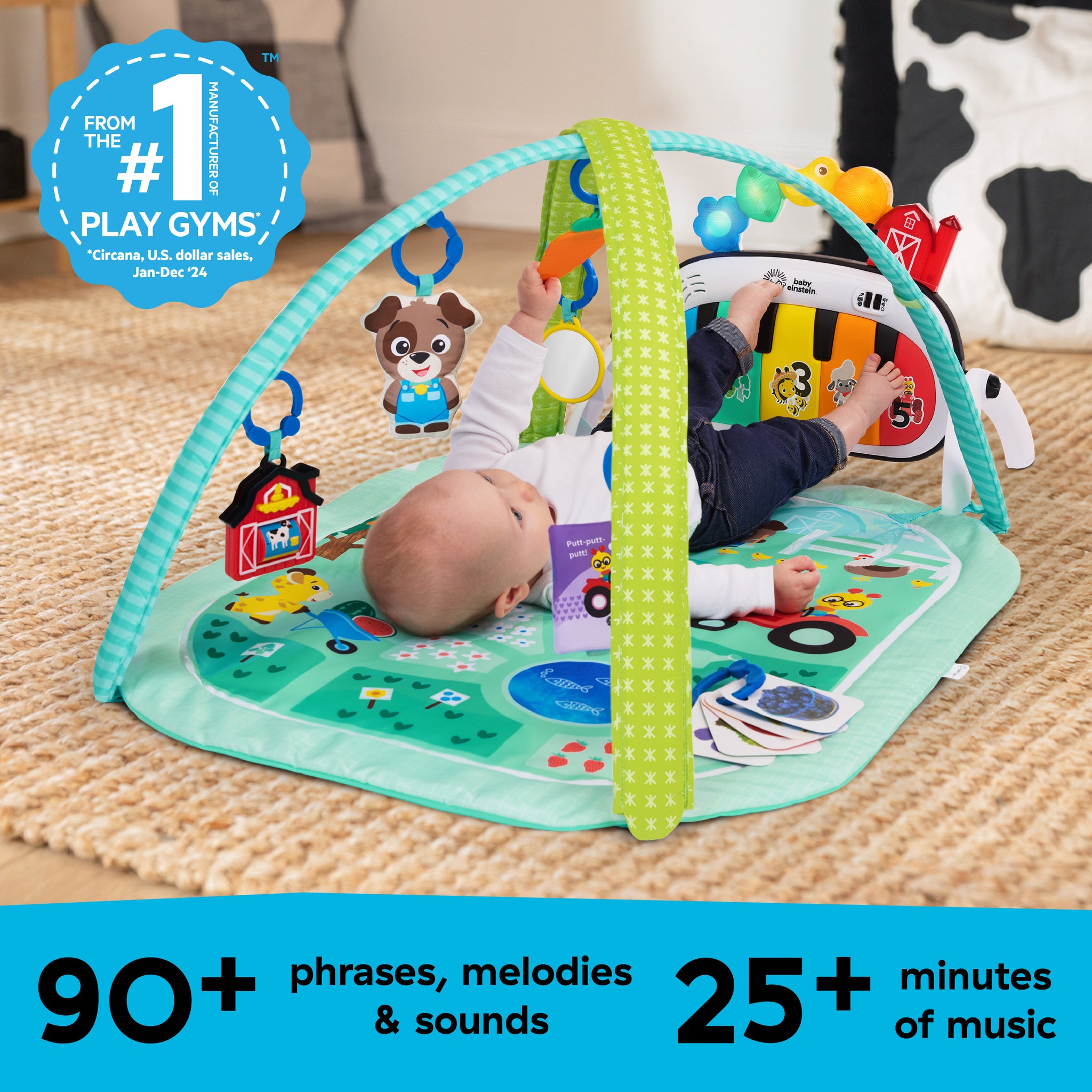 Baby Einstein Farm Explorers 4-in-1 Kickin Tunes Musical Meadow