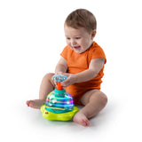 Bright Starts Press & Glow Spinner Cause and Effect Musical Baby Toy