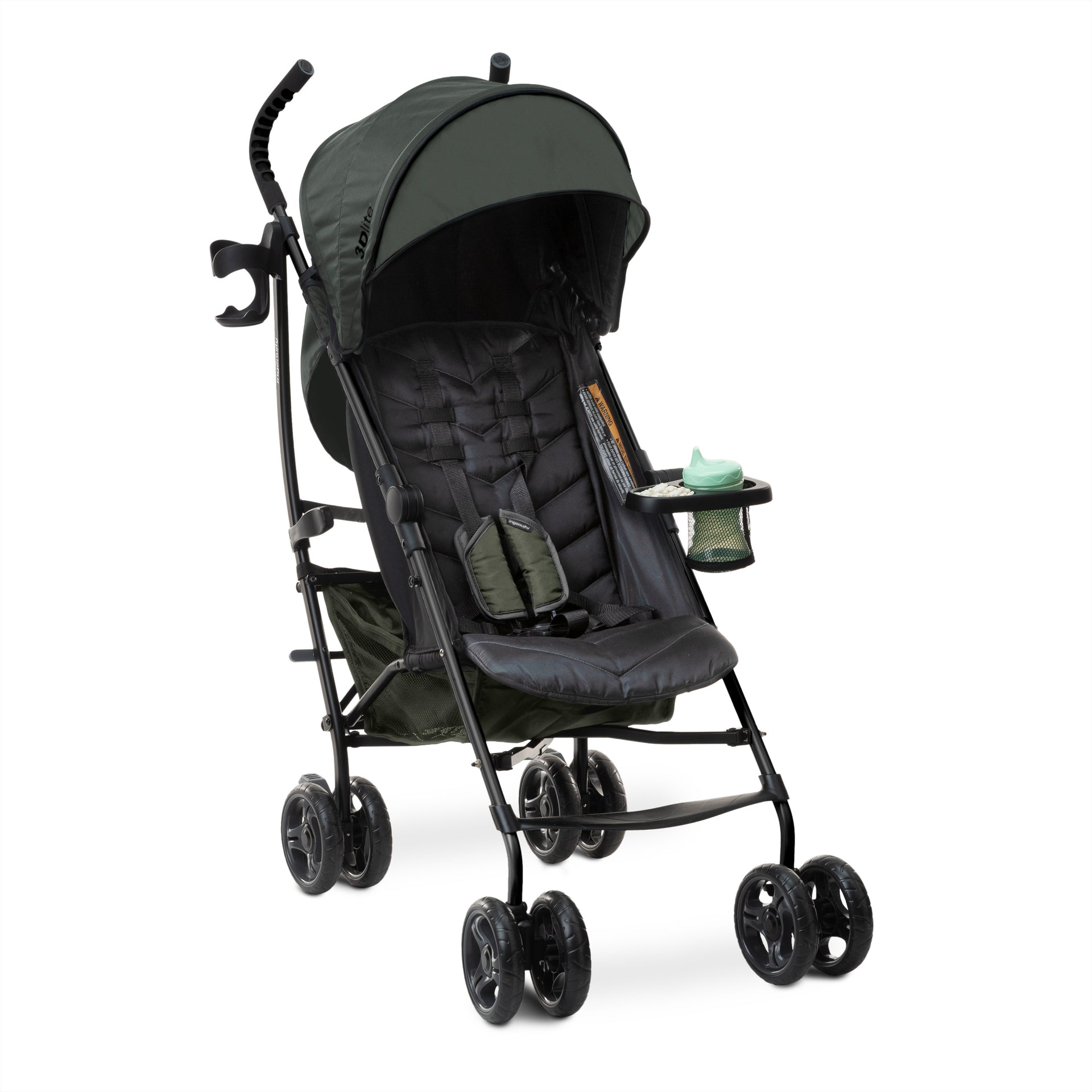 most lightweight stroller for travel 3Dlite Convenience Stroller - Black