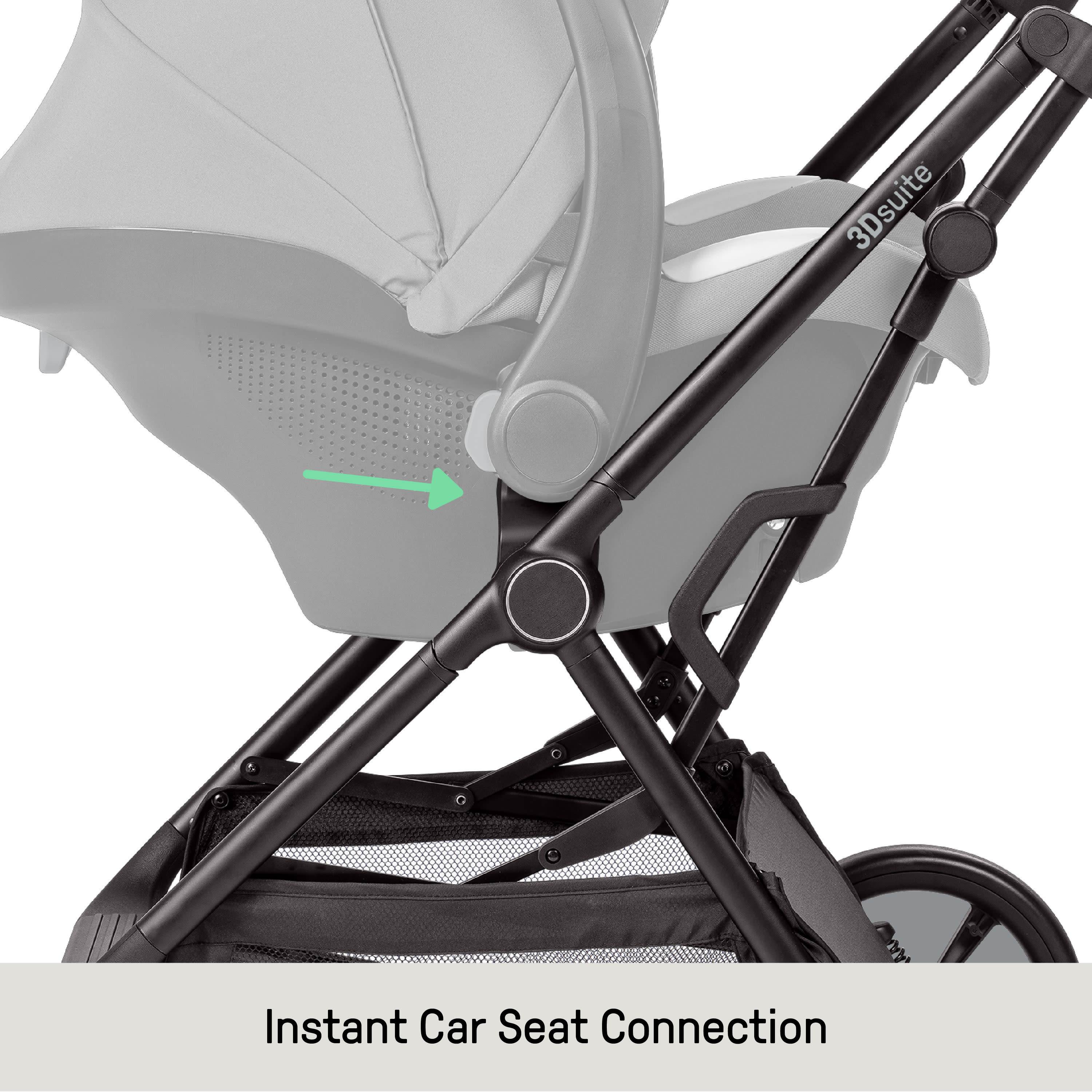 Ingenuity 3DSuite Carseat Adapter for 3DSuite Modular Stroller, Easy Install, Travel System Compatible – Kids2, LLC