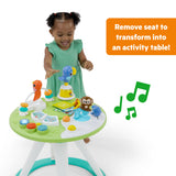 Bright Starts Around We Go 2-in-1 Walk-Around Activity Center & Table - Tropic Cool