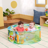Bright Starts Rowdy Rainforest Stow & Go Ball Pit, 20 Balls, Unisex, 6M+