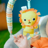 Bright Starts Whimsical Wild Comfy Bouncer Seat with Soothing Vibration and Melodies