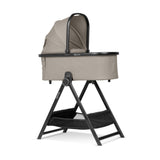 Ingenuity 3DSuite DualDock Carry Cot Stand  Folding Bassinet Stand with Storage Basket