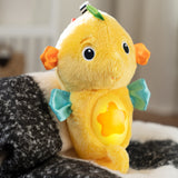 Baby Einstein Sea Dreams Seahorse Plush Soother Toy, with Music and Lights - Yellow