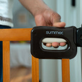 Ingenuity The Stairway 48W Series Pet and Baby Gate, Openings 30"-48" Wide, 32"Tall - Brown