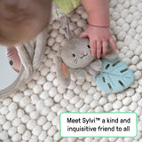 Ingenuity Cozy Prop Sylvi Tummy Time Pillow - Plush Bunny