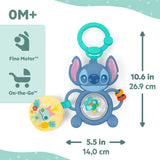 Disney Baby Stitch Tummy Tumble Activity Toy, On The Go Toy, For Newborns & Up