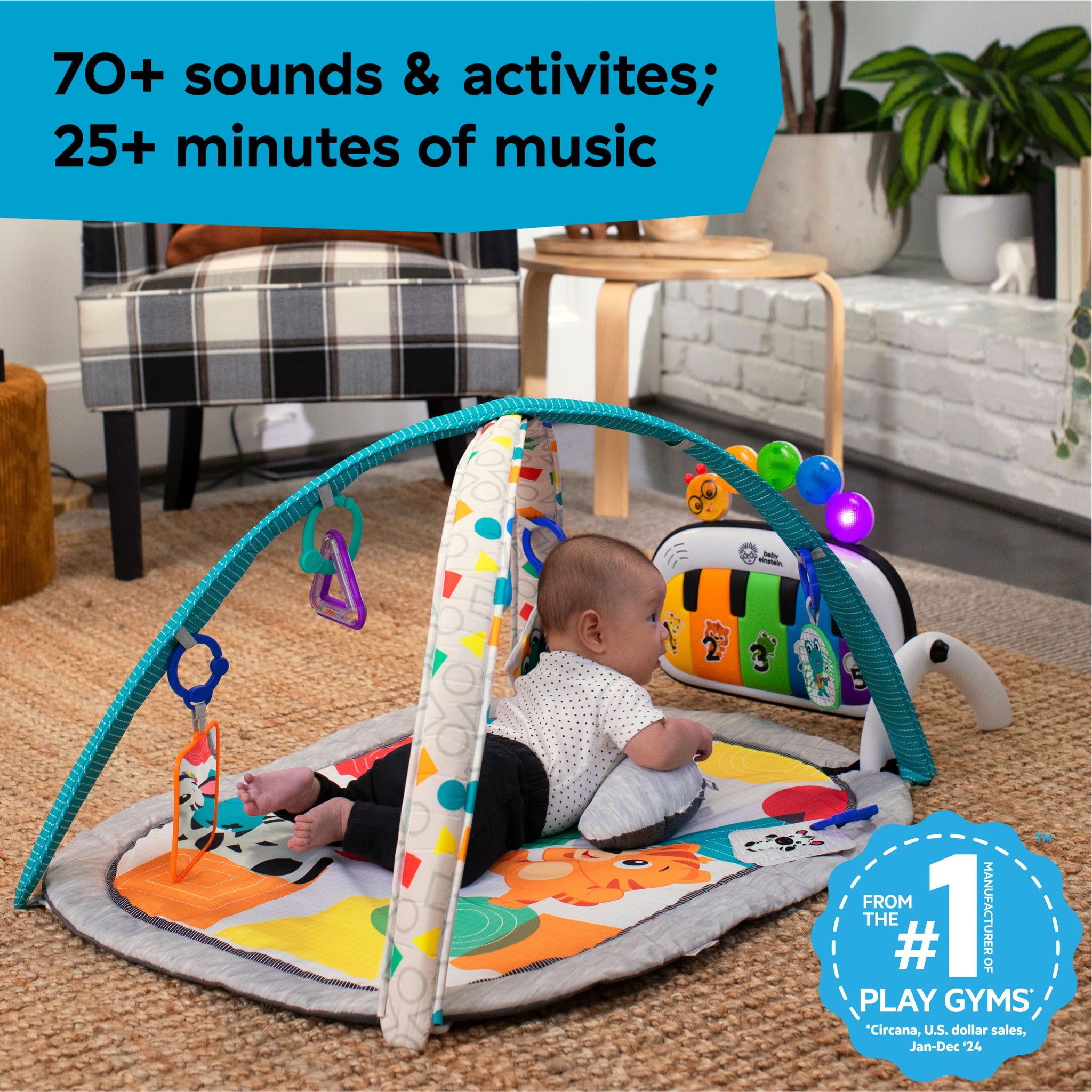 Baby Einstein 4-in-1 Kickin Tunes Music Language Discovery Gym