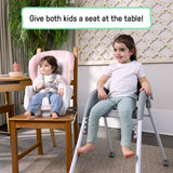 Ingenuity Trio Foldaway 6-in-1 Baby High Chair - Pink