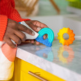 Bright Starts Chance of Smiles Silicone Teether 2-Pack - Sun and Rainbow