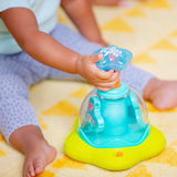Bright Starts Press & Glow Spinner Cause and Effect Musical Baby Toy