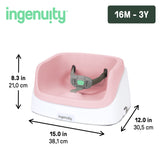 Ingenuity SmartClean Toddler Booster Seat - Pink