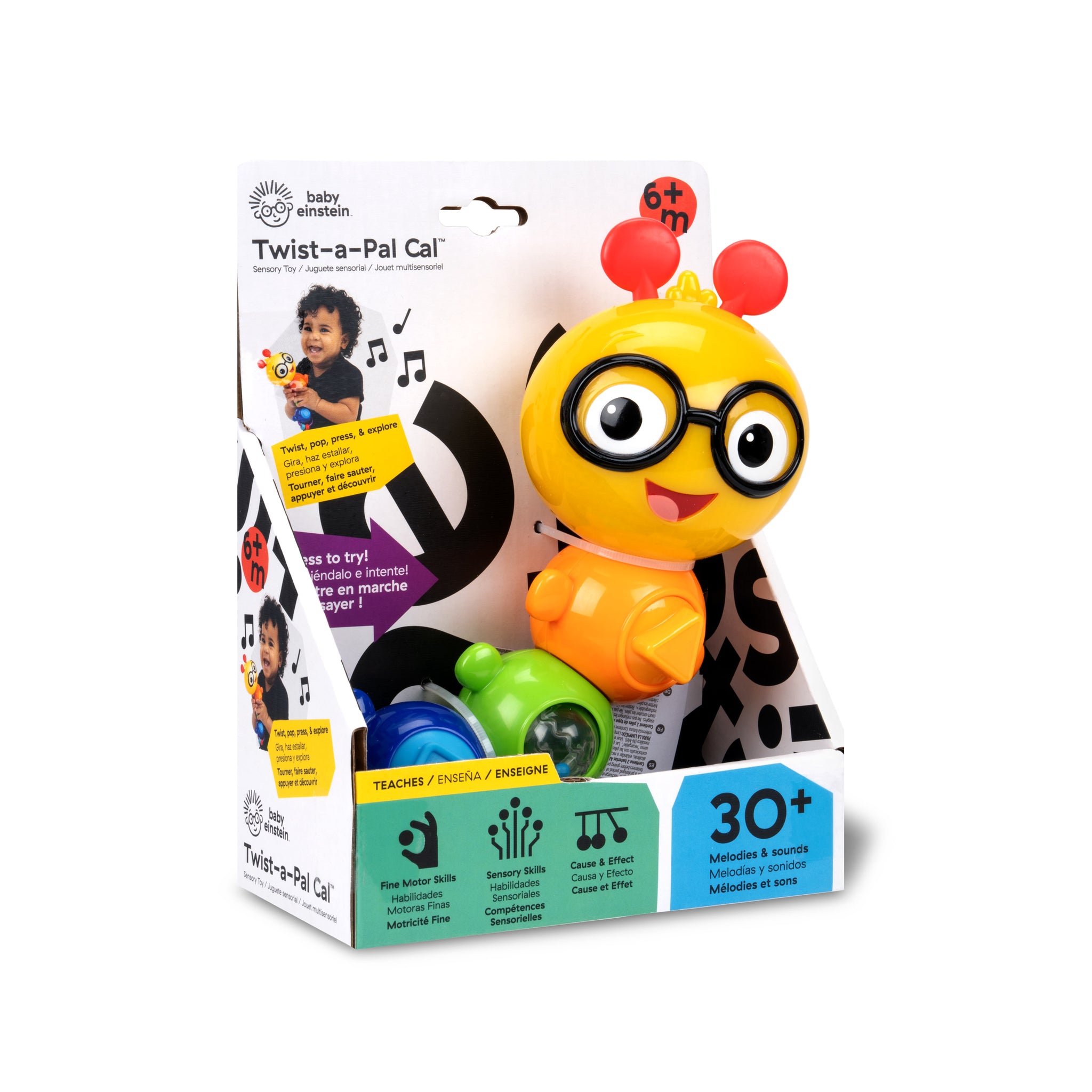 Baby Einstein Twist-a-Pal Cal Sensory Toy – Kids2, LLC