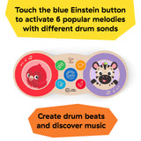 Baby Einstein Upbeat Tunes Magic Touch Wooden Drum Musical Toy