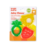 Bright Starts Juicy Chews 3-Pack Textured Teethers - Watermelon, Pineapple, Banana