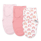 Monogram Collection Swaddle, Size SM, 0-3 Months, 3pk - Rainbow