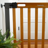 The Thruway 60XW Series Extra Wide Safety Pet and Baby Gate, 36"-60" Wide - Honey Oak