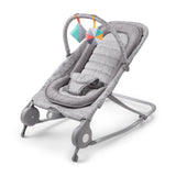 2-in-1 Bouncer & Rocker Duo - Light Gray Tweed