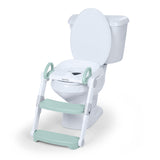 Ingenuity Foldaway Ladder Potty  Adjustable Height Toilet Trainer with Handles, Folds Flat for Compact Storage, Fits Round & Elongated Toilets
