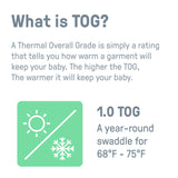 SwaddleMe by Ingenuity Muslin Original Swaddle, Size 0-3 months, 1pk - Cream