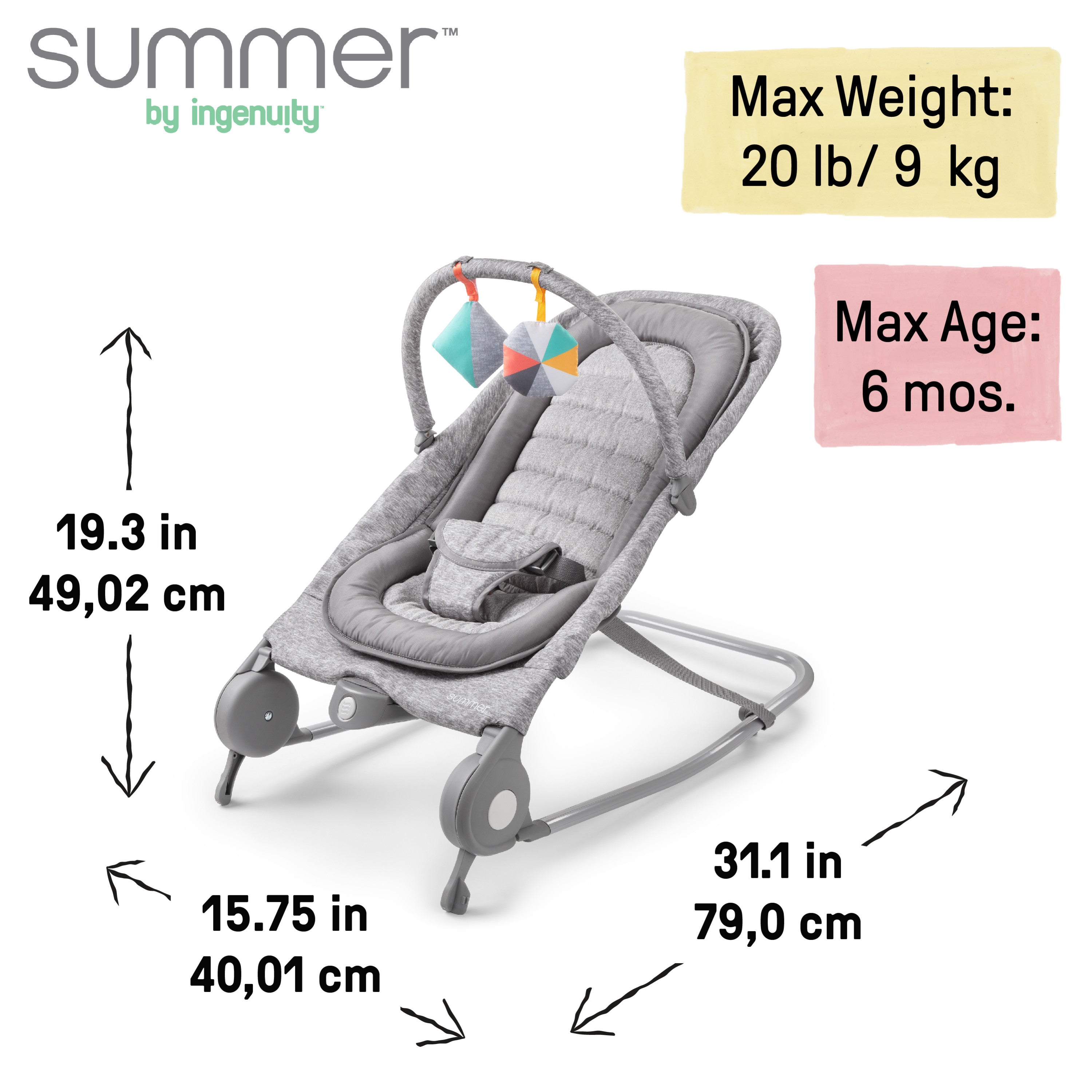 summer infant 2 in 1 bouncer 2-in-1 Bouncer & Rocker Duo