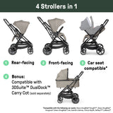 Ingenuity 3DSuite Modular Stroller with Reversible Seat, One-Hand Fold, Car Seat Compatible & Extra-Large Storage - Khaki