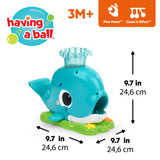 Bright Starts Silly Spout Whale Popper Toy for 6 Months and Up