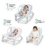 Ingenuity Keep Cozy 3-in-1 Grow with Me Baby Bouncer, Rocker & Toddler Seat, Lily