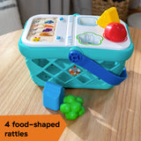 Baby Einstein + Hape Shopping Basket Pretend to Shop Toy, Ages 9 Months and Up
