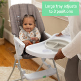 Sun Valley Compact Folding High Chair - Grey