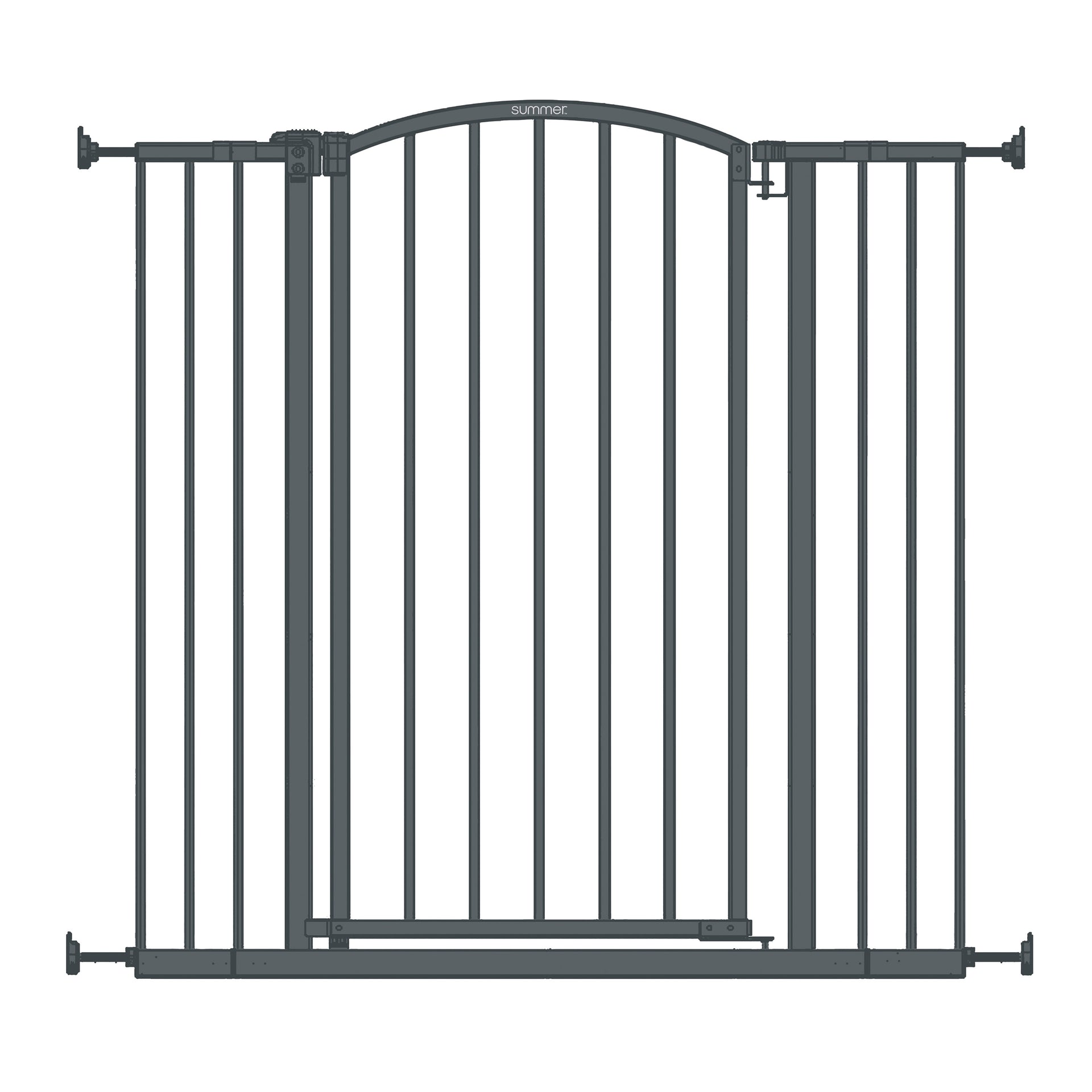 walmart summer infant gate Extra Tall Decor Safety Gate, Openings 28-38.25" Wide, 26" Tall