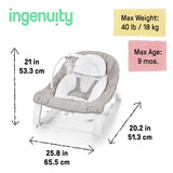 Keep Cozy 3-in-1 Grow with Me Bounce & Rock Seat - Linden